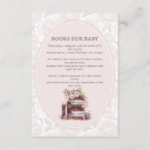 Neue Kapitel Babydusche bringen Rose-Peeling Begleitkarte (Vorderseite)