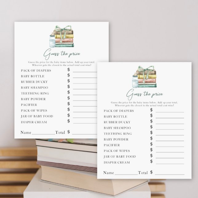 Neue Kapitel Babydusche - Preisguess-Spiel (Von Creator hochgeladen)