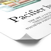 Neue Kapitel Babydusche - Schnuller Jagd Poster (Ecke)