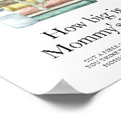 Neue Kapitel Babydusche - Wie groß ist der Bauch d Poster (Ecke)