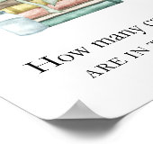 Neue Kapitel Babydusche - Wie viele Bonbons Poster (Ecke)