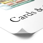 Neue Kapitel Babyduschkarten und Geschenke Poster (Ecke)