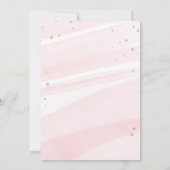 Neue Kapitel-Bogen-Wildblumen Schmetterlinge Baby  Einladung (Rückseite)