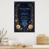 Neue Kapitel Fantasy Verzauberte Hochzeits Begrüßu Poster (Küche)