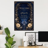 Neue Kapitel Fantasy Verzauberte Hochzeits Begrüßu Poster (Heimbüro)