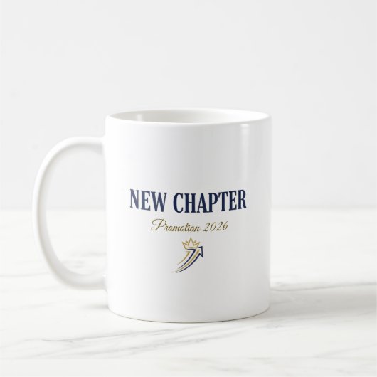 Neue Kapitel-Promotion 2026 Kaffeetasse (Links)