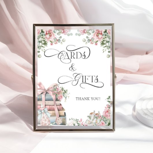 Neue Kapitel Storybook Bow Blumenkarten und Gesche Poster