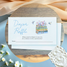 Neue Kapitel Windel-Raffle Jungen-Party blau