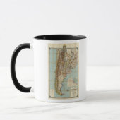 Neue Karte Argentiniens Tasse (Links)
