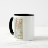 Neue Karte Argentiniens Tasse (Vorderseite Links)