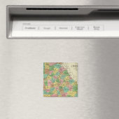 Neue Karte für Georgien 2 Magnet (In Situ (Geschirrspüler))