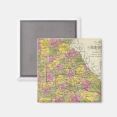 Neue Karte für Georgien Magnet (Vorderseite/Rückseite)