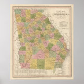 Neue Karte für Georgien Poster (Vorne)