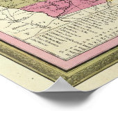 Neue Karte für Georgien Poster (Ecke)