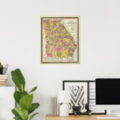 Neue Karte für Georgien Poster (Heimbüro)