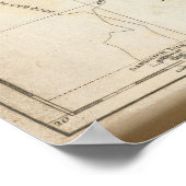 Neue Karte Nordamerikas Poster (Ecke)