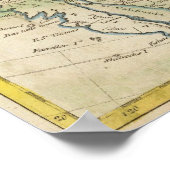 Neue Karte Nordamerikas Poster (Ecke)