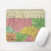 Neue Karte von Arkansas 2 Mousepad (Mit Mouse)