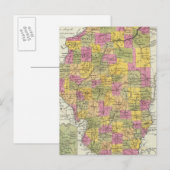 Neue Karte von Illinois (Vorne/Hinten)