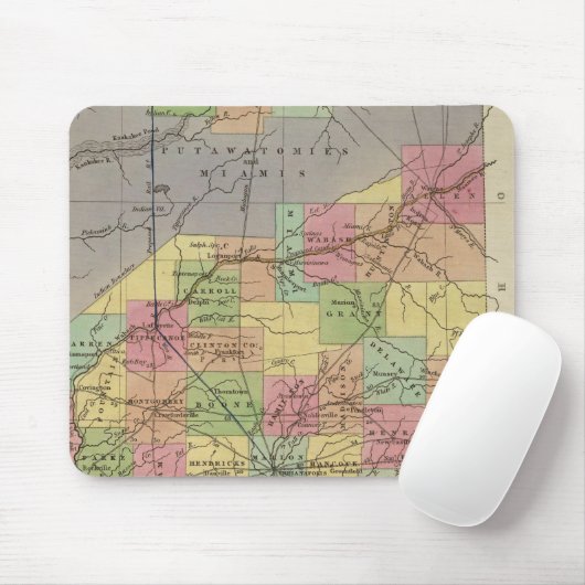 Neue Karte von Indiana Mousepad (Mit Mouse)