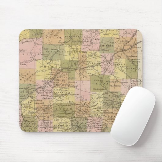 Neue Karte von Indiana Mousepad (Mit Mouse)