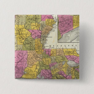 Neue Karte von Louisiana 3 Button