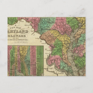 Neue Karte von Maryland und Delaware 2