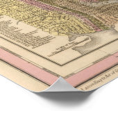 Neue Karte von Maryland und Delaware Poster (Ecke)