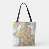 Neue Karte von Michigan 2 Tasche (Rückseite)