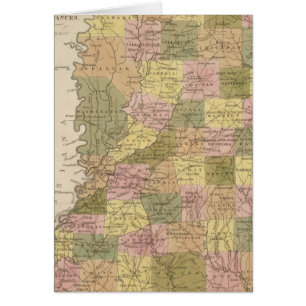 Neue Karte von Mississippi