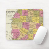 Neue Karte von Mississippi Mousepad (Mit Mouse)