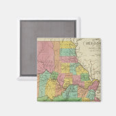 Neue Karte von Missouri Magnet (Vorderseite/Rückseite)