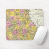Neue Karte von Missouri Mousepad (Mit Mouse)