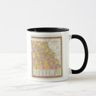 Neue Karte von Missouri Tasse