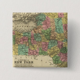 Neue Karte von New York Button