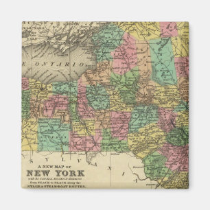 Neue Karte von New York Magnet