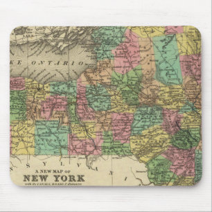 Neue Karte von New York Mousepad