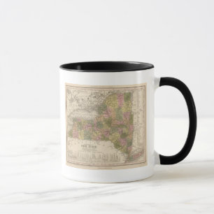 Neue Karte von New York Tasse
