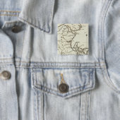 Neue Karte von Nova Scotia, New Brunswick Button (Beispiel)