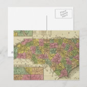 Neue Karte von Nth Carolina (Vorne/Hinten)