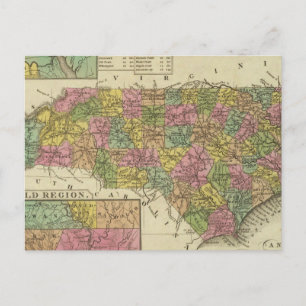 Neue Karte von Nth Carolina
