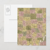 Neue Karte von Ohio (Vorne/Hinten)