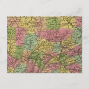 Neue Karte von Pennsylvania