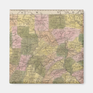 Neue Karte von Pennsylvania Magnet