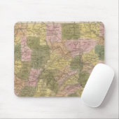 Neue Karte von Pennsylvania Mousepad (Mit Mouse)