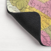 Neue Karte von South Carolina Mousepad (Ecke)