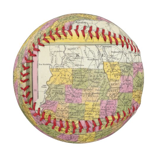 Neue Karte von Tennessee Baseball (Vorderseite Links)
