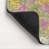 Neue Karte von Tennessee Mousepad (Ecke)