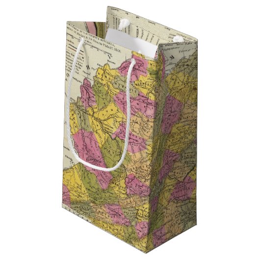 Neue Karte von Virginia Kleine Geschenktüte (Rückseite Schrägansicht)