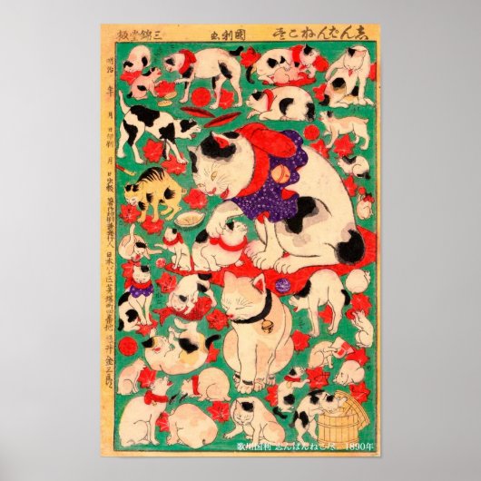 Neue Katzenkollektion Poster (Vorne)